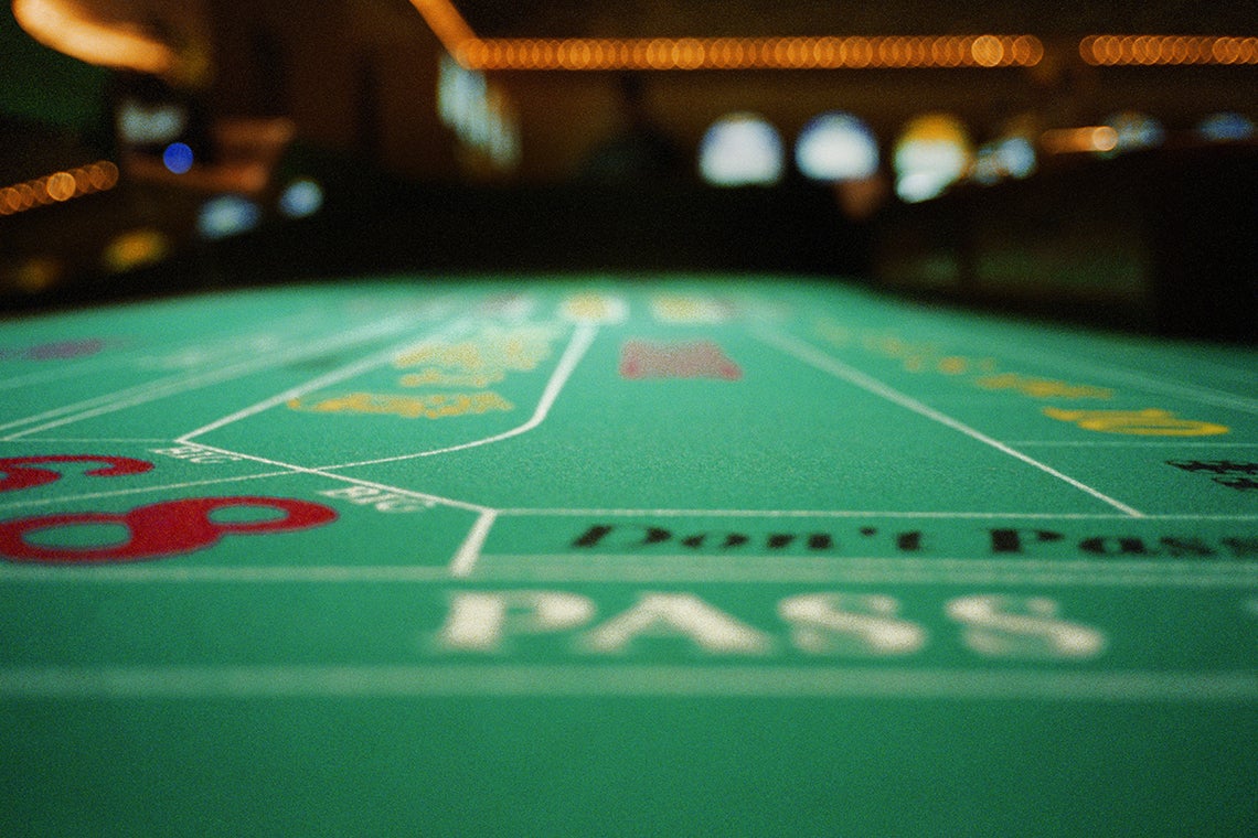 photo of gambling table