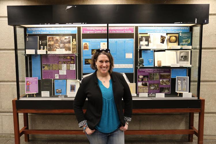 photo of Tracy Spurrier and her exhibit