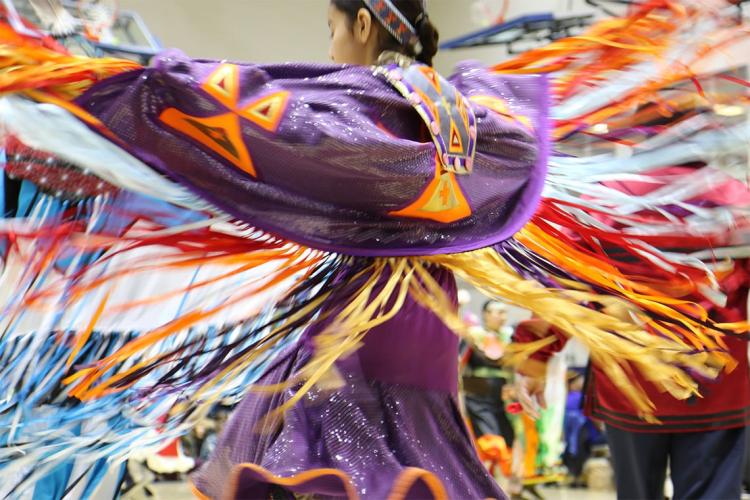 Photo of powwow dancer