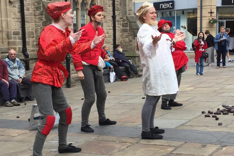 Photo of performance Mankind at Durham Town Square