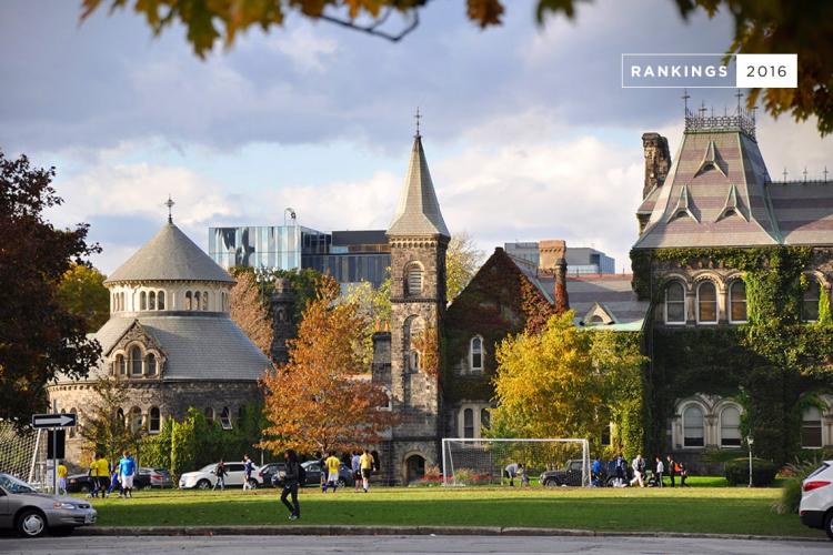 photo of front campus in fall