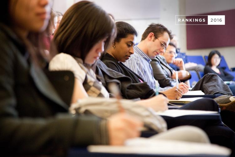 Photo of students taking notes