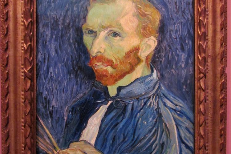 Photo of Vincent Van Gogh's self portrait