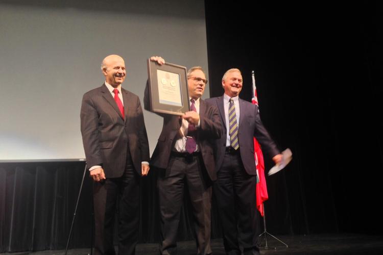 Photo of Reza Moridi, Ivan Semeniuk, Peter Love