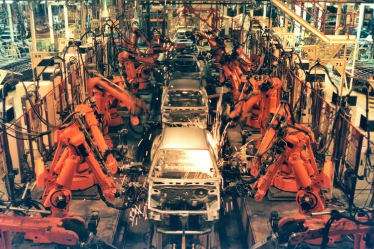 photo of car factory