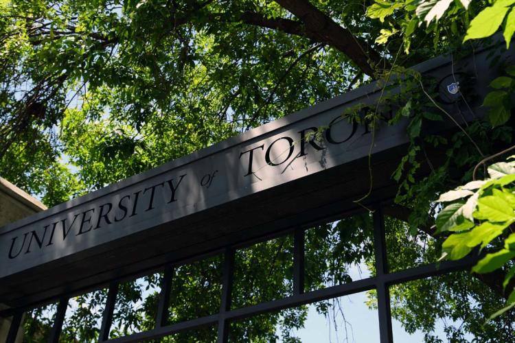 photo of University of Toronto sign