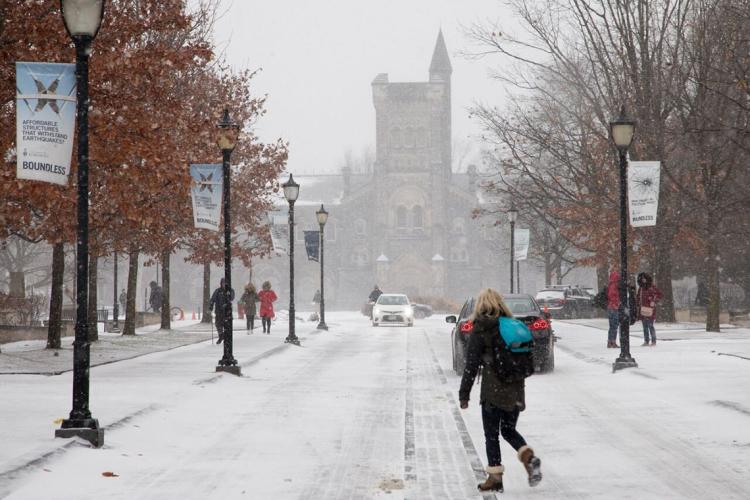 Photo of U of T in winter