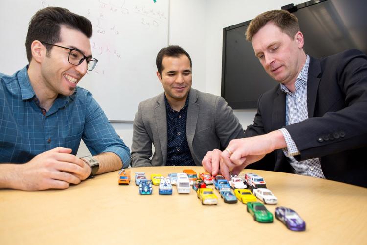 Photo of researchers of parking lot study