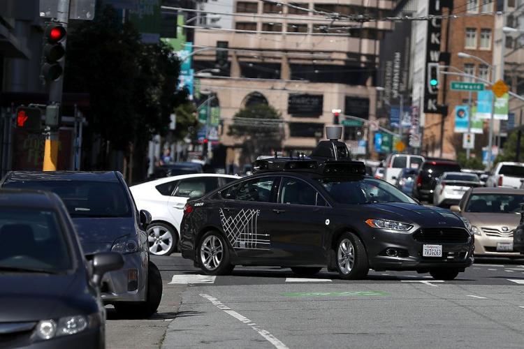 Photo of self-driving car