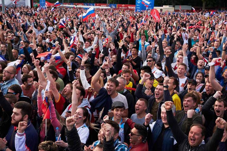 Photo of World Cup fans in Russia