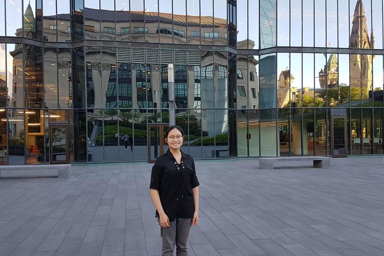 Photo of Haeyeon Lee at Bank of Canada