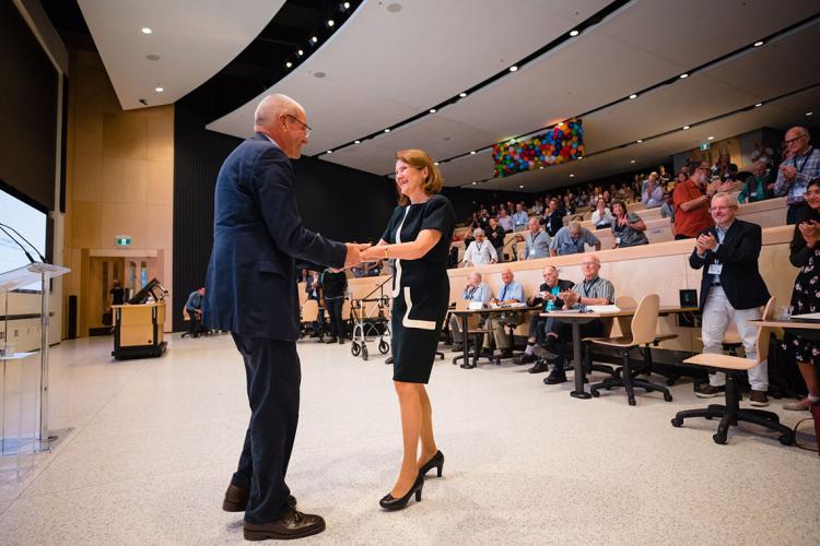 Photo of Ron Venter and Christina Amon