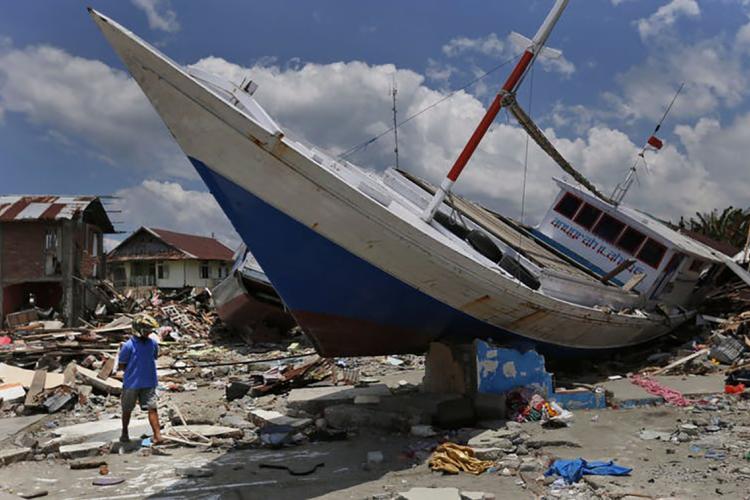 Photo of tsunami aftermath