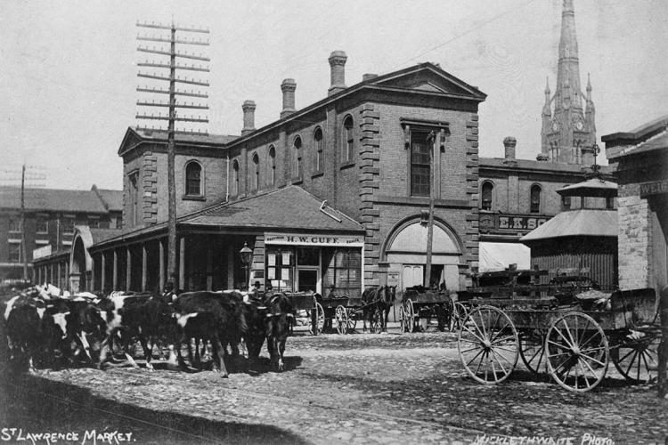 St. Lawrence Market in 1888