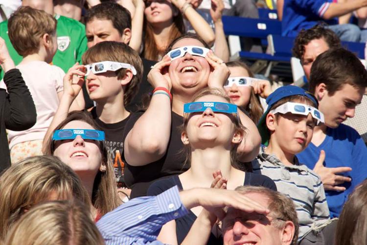 Photo of viewing of transit of Venus