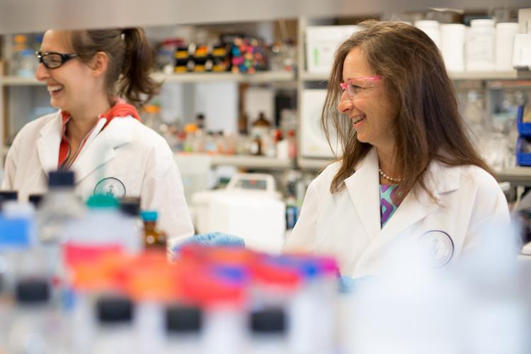 Photo of Molly Shoichet in lab