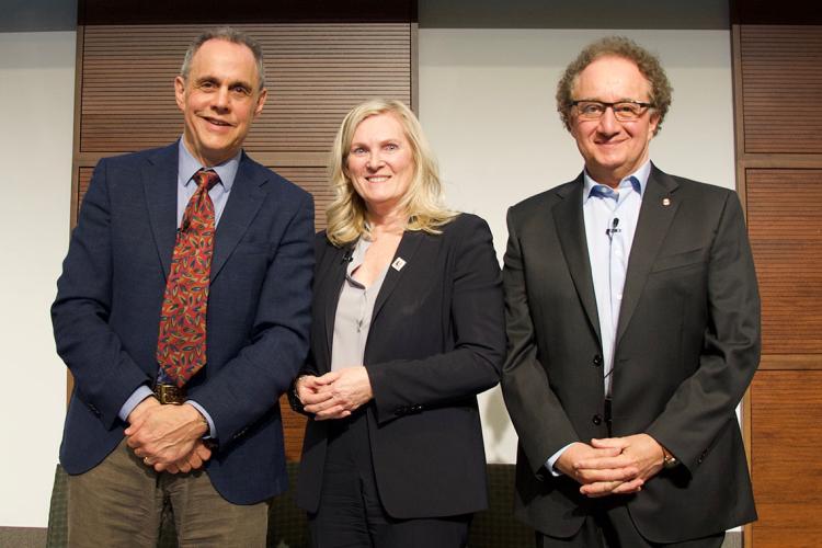 Photo of Keith Neuman, Rhonda Lenton and Robert Brym