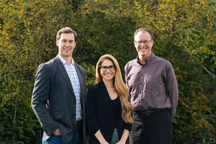 Left to right: Andrew Gillis, CEO of Aurora Hydrogen, Erin Bobicki