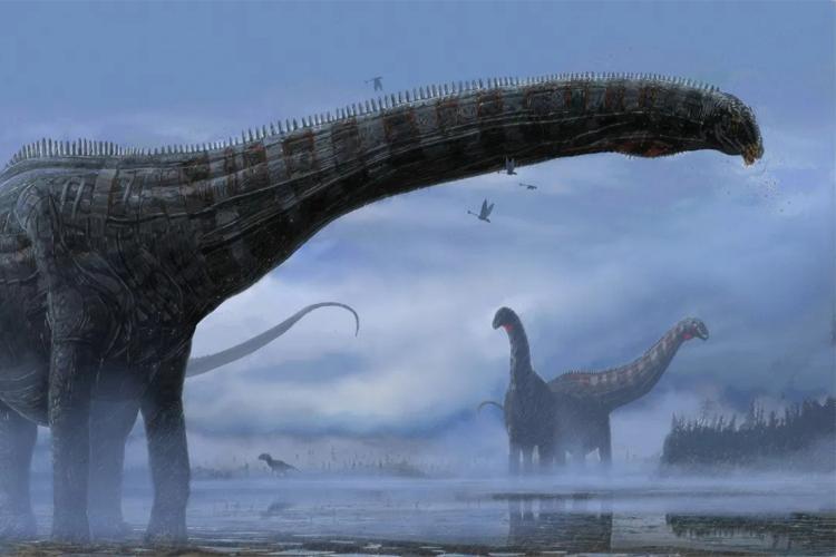 Artwork of dinosaurs