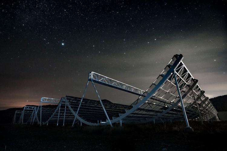 photo of radio telescope