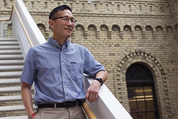 Professor Christopher Yip, the director of the Institute of Biomaterials and Biomedical Engineering, was chosen to take up the international partnerships portfolio (photo by Geoffrey Vendeville)