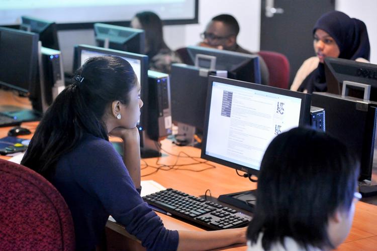 Photo of computer lab