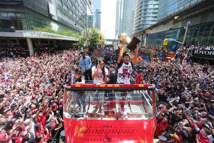 Photo of Raptors parade