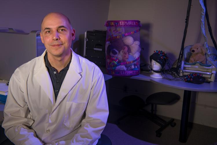 photo of U of T researcher David Haley in his lab