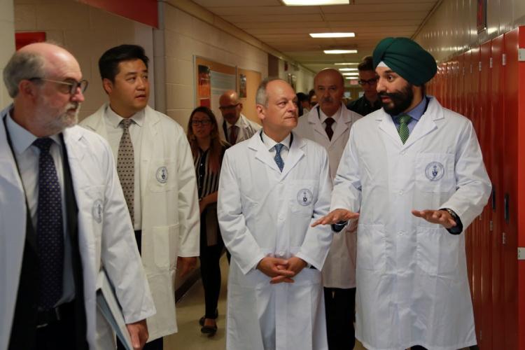 Scott Mabury, Meric Gertler and Navdeep Bains