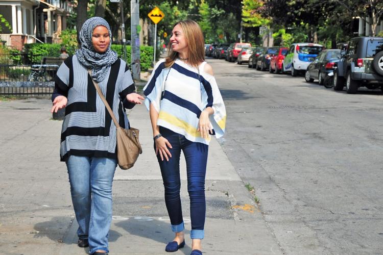 Karimah Gheddai and Shaimaa Atef