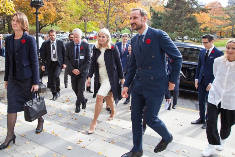 Norway’s crown prince and princess visit U of T’s Hart House