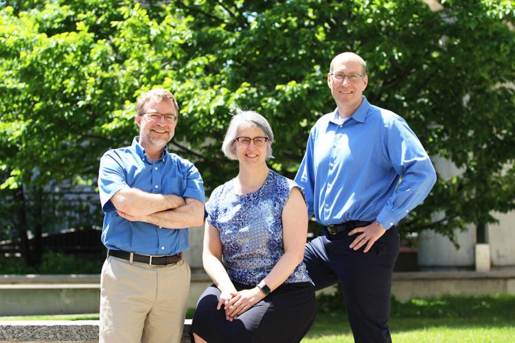 photo of Paul Gries, Karen Reid and Michael McCarthy