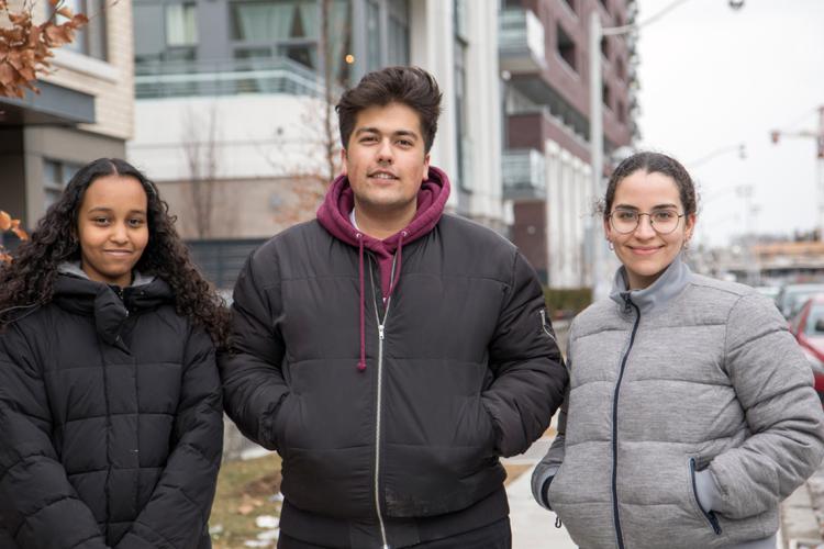 photo of Samira Abdi, Sayem Khan and Lena Sanz Tovar