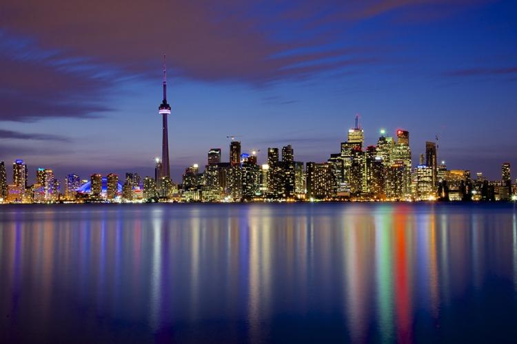 Toronto at night