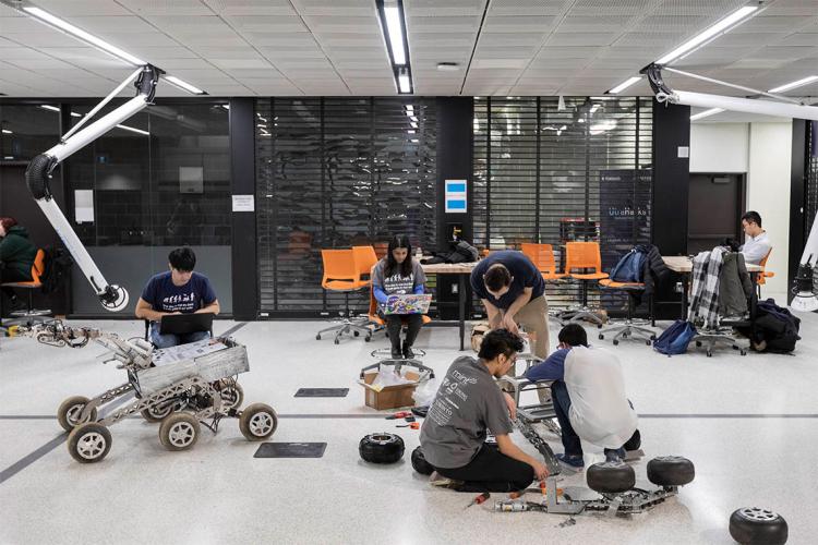 Photo of students at Myhal