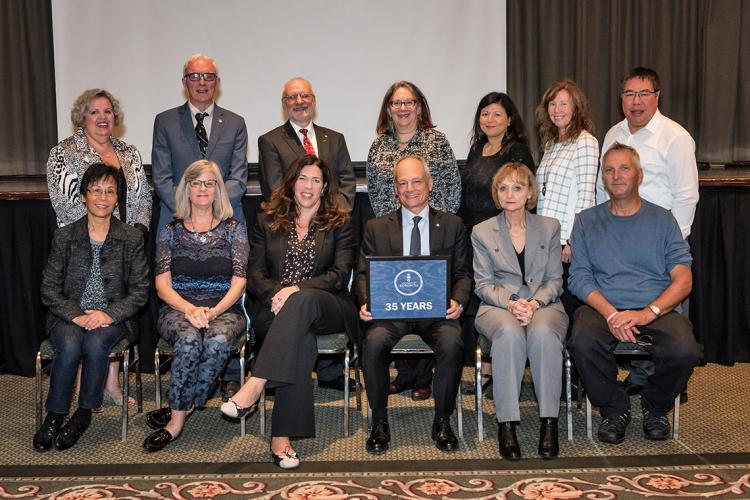 Group photo at Long Service Awards