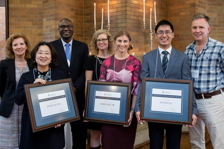 Early Career Teaching Award winners