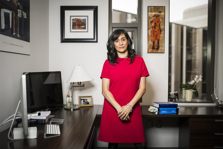 Anita Anand photographed in an office