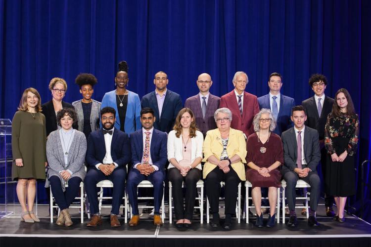 Group photo of award of excellence winners