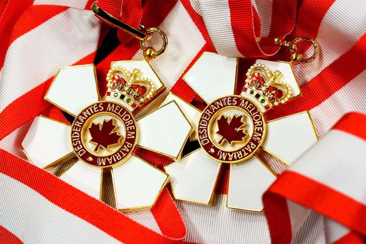 Two Order of Canada medals