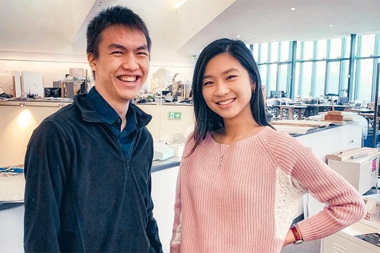 photo of Keenan Ngo and Ozyka Videlia