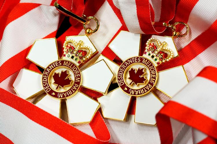 photo of Order of Canada medals