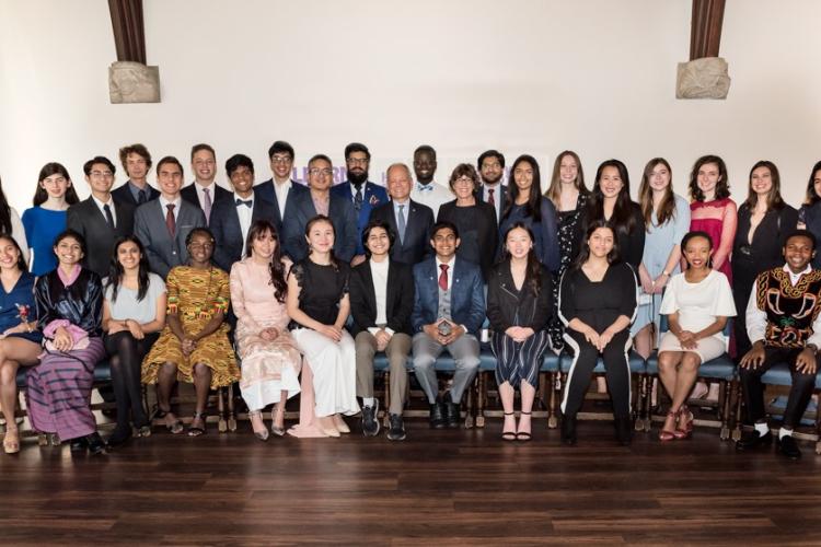 A group photo of the 2019 Pearson Scholars