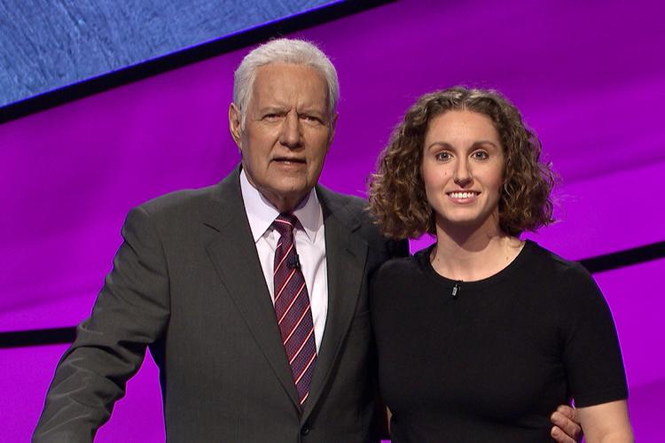 Alex Trebek and Brooke MacKenzie