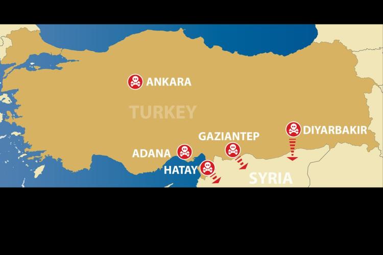 Turkey map