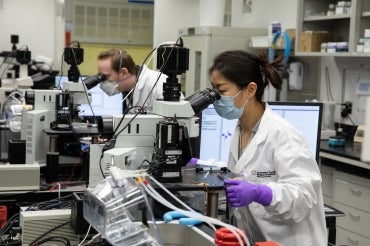 Electrophysiology lab at Mount Sinai