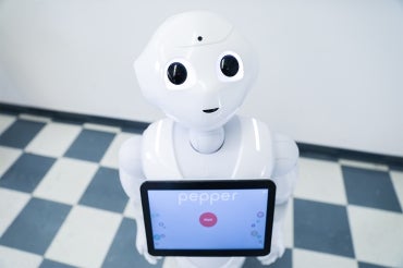 Photo of Pepper the robot