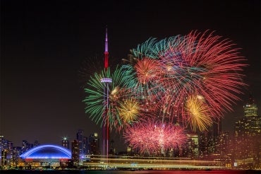 Canada Day Fireworks in Toronto