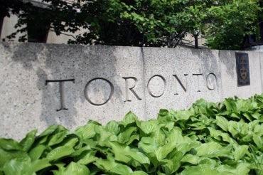 photo of university gates