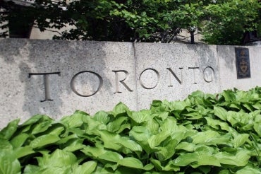 photo of U of T gates